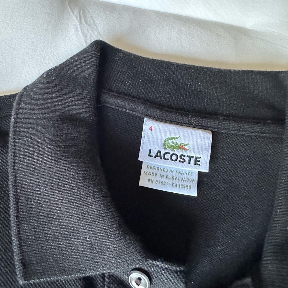 Lacoste Men's Polo Shirt in Black - Picture 2 of 2